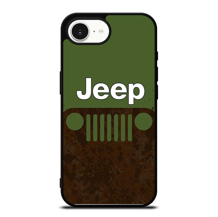 JEEP GREEN RUSTY LOGO iPhone 16e Case Cover