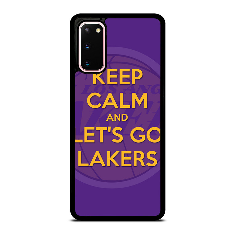 KEEP CALM AND GO LAKERS Samsung Galaxy S20 Case Cover