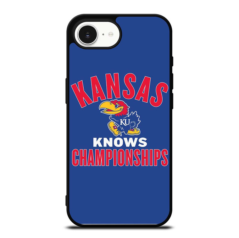 KANSAS JAYHAWKS BASKETBALL CHAMPIONS iPhone 16e Case Cover