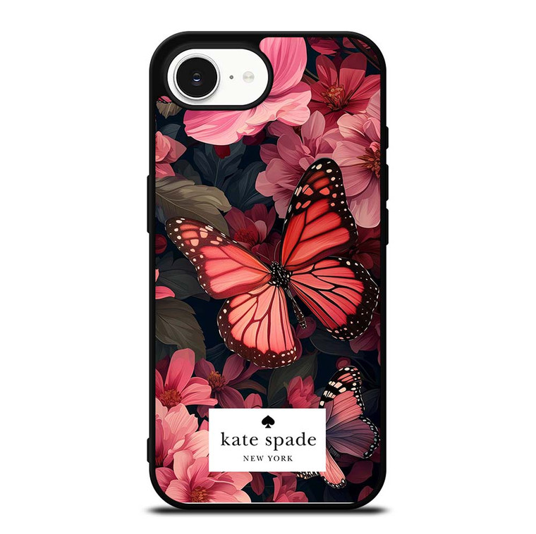 KATE SPADE NEW YORK FLOWER BUTTTERFLY iPhone 16e Case Cover
