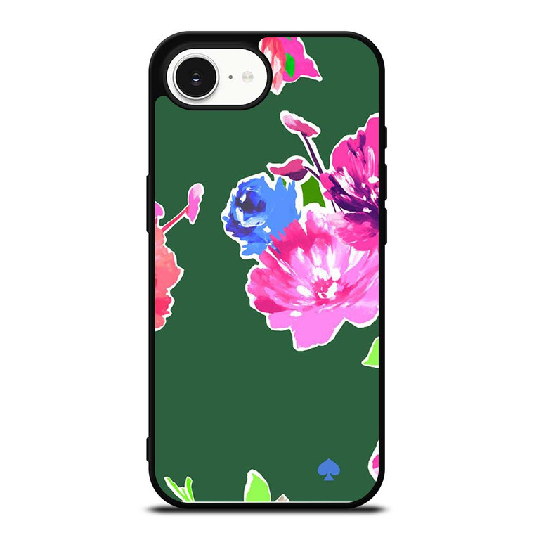KATE SPADE NEW YORK GREEN FLORAL iPhone 16e Case Cover