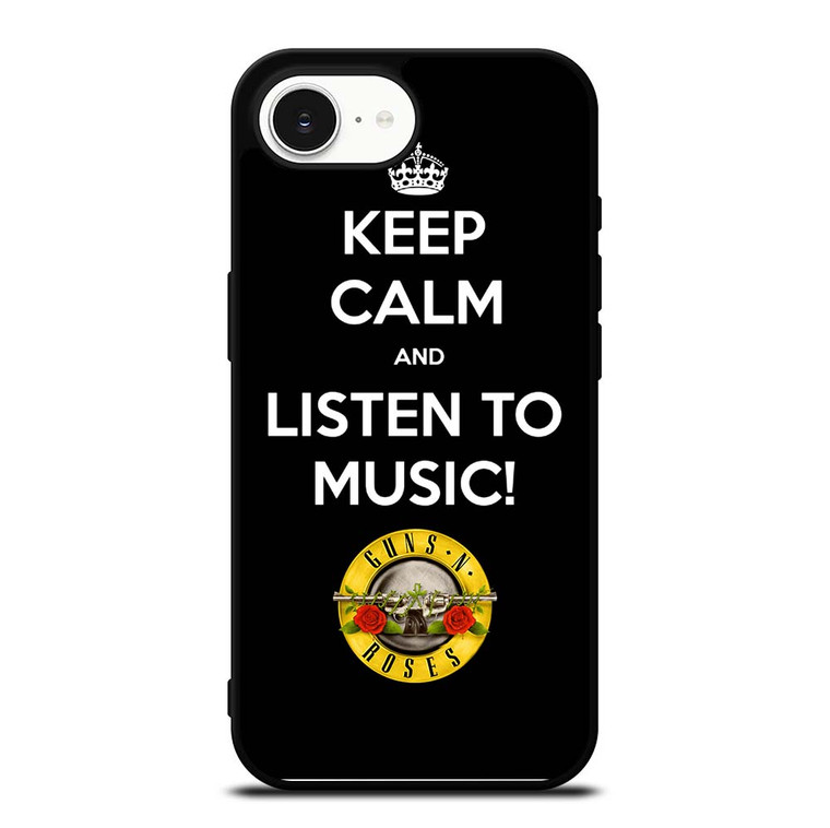 KEEP CALM AND LISTEN GUNS N ROSES iPhone 16e Case Cover