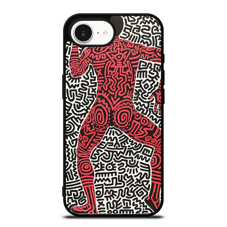 KEITH HARING ART INTO 84 iPhone 16e Case Cover