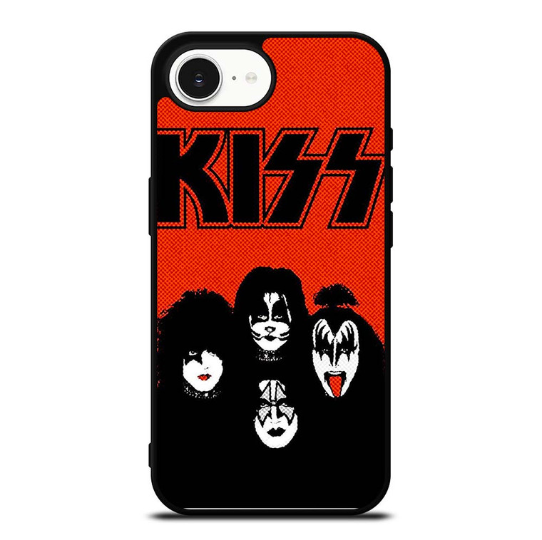 KISS RED ROCK BAND iPhone 16e Case Cover