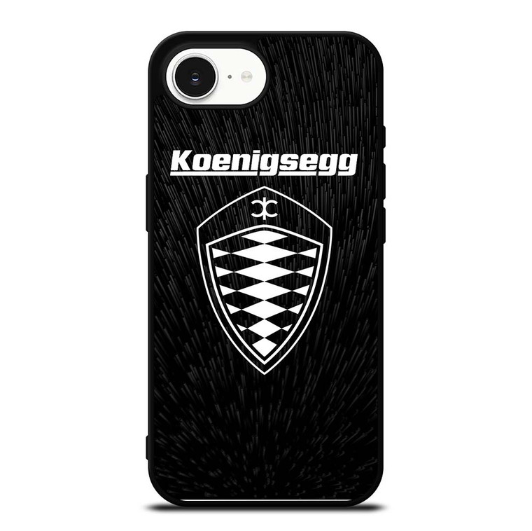 KOENIGSEGG LOGO BLACK PATTERN iPhone 16e Case Cover KOENIGSEGG LOGO BLACK PATTERN iPhone 16e Case Cover