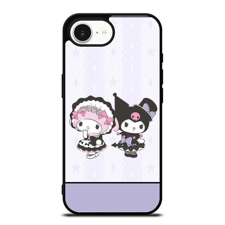 KUROMI AND MELODY ANIME iPhone 16e Case Cover