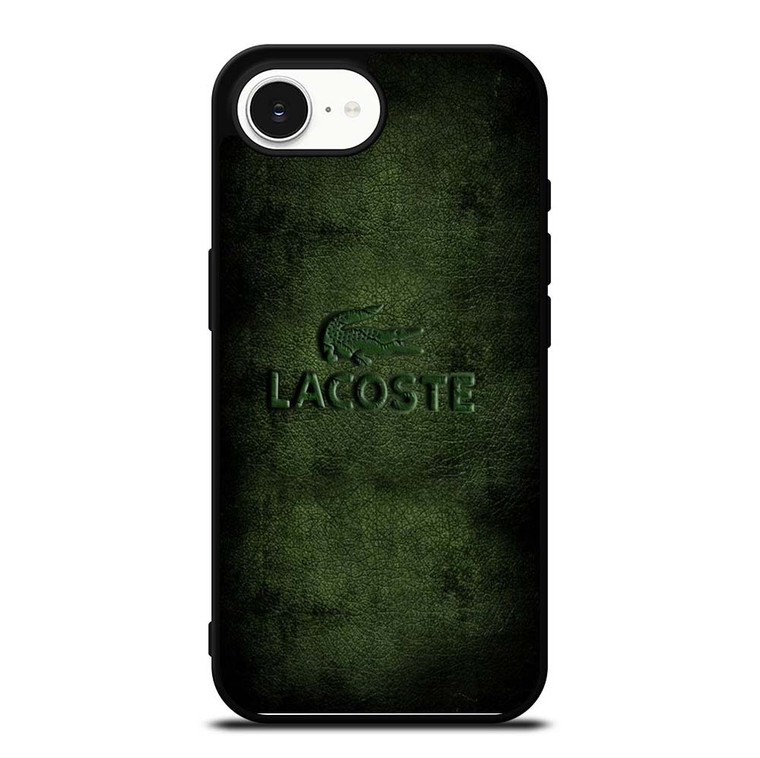 LACOSTE LEATHER iPhone 16e Case Cover LACOSTE LEATHER iPhone 16e Case Cover