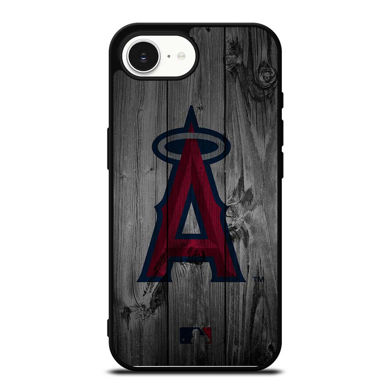 LOS ANGELES ANGELS BASEBALL MLB WOOD LOGO iPhone 16e Case Cover