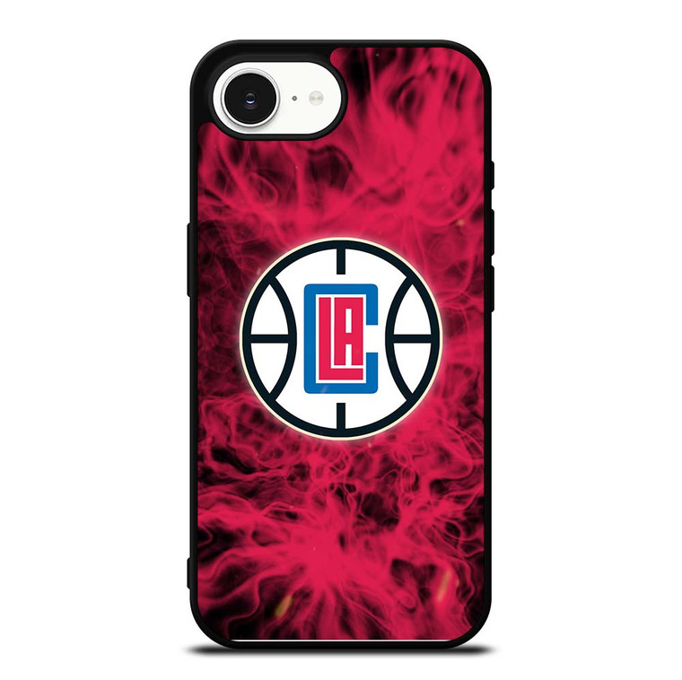 LOS ANGELES CLIPPERS BASKETBALL NBA FIRE iPhone 16e Case Cover