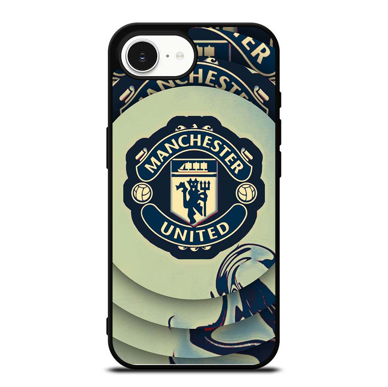 MANCHESTER UNITED LOGO SOCCER iPhone 16e Case Cover