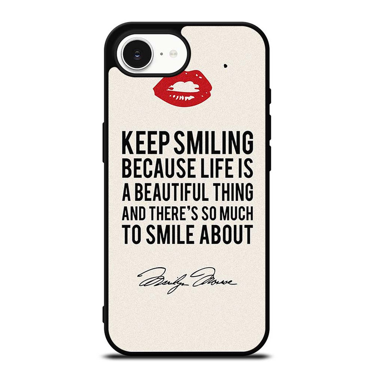 MARILYN MONROE QUOTES iPhone 16e Case Cover