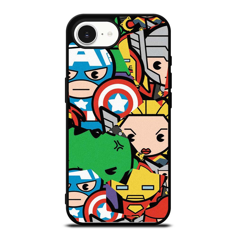 MARVEL COMIC CHARACTERS COLLAGE iPhone 16e Case Cover