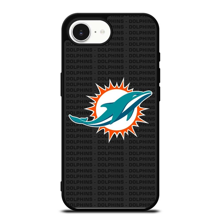 MIAMI DOLPHINS FOOTBALL TEXT iPhone 16e Case Cover