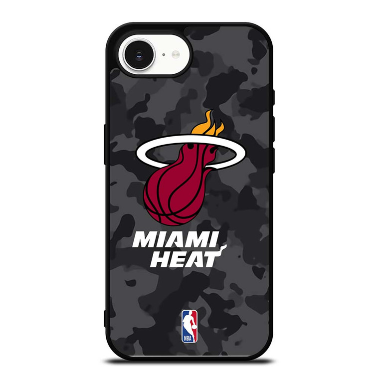 MIAMI HEAT BLACK CAMO iPhone 16e Case Cover