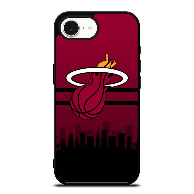 MIAMI HEATS NBA SKYLINE iPhone 16e Case Cover