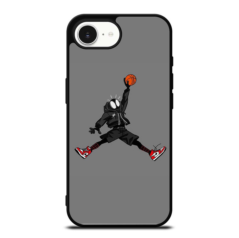 MILES MORALES SPIDERMAN SPIDER VERSE AIR JORDAN NIKE iPhone 16e Case Cover