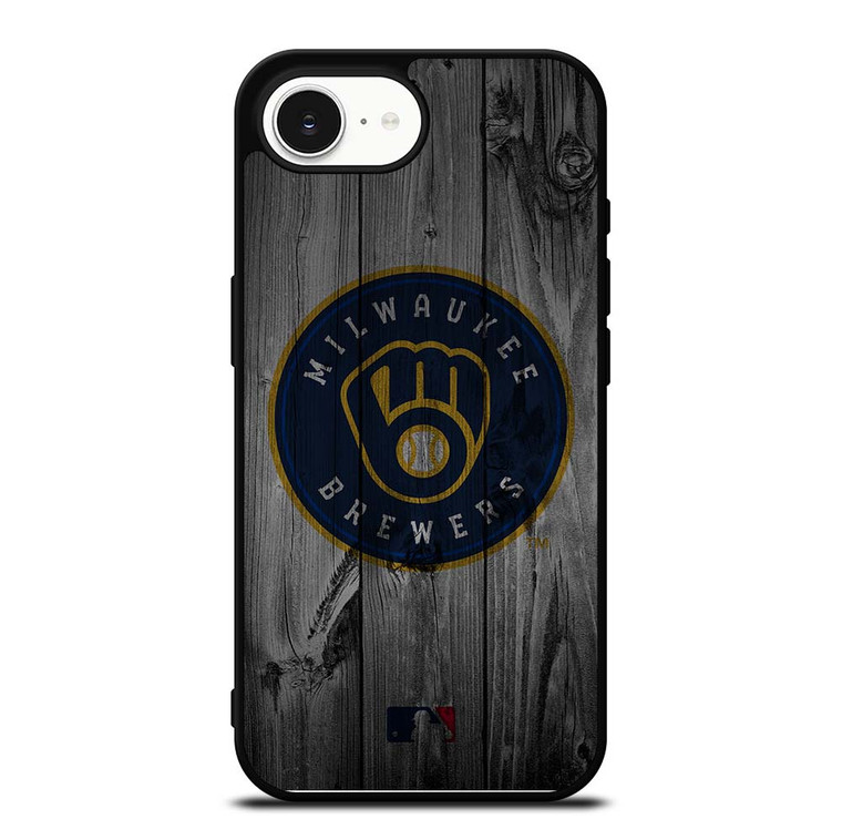 MILWAUKEE BREWERS BASEBALL MLB WOOD LOGO iPhone 16e Case Cover