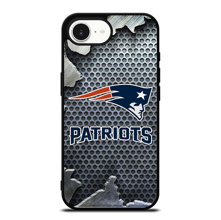 NEW ENGLAND PATRIOTS BROKEN METAL iPhone 16e Case Cover