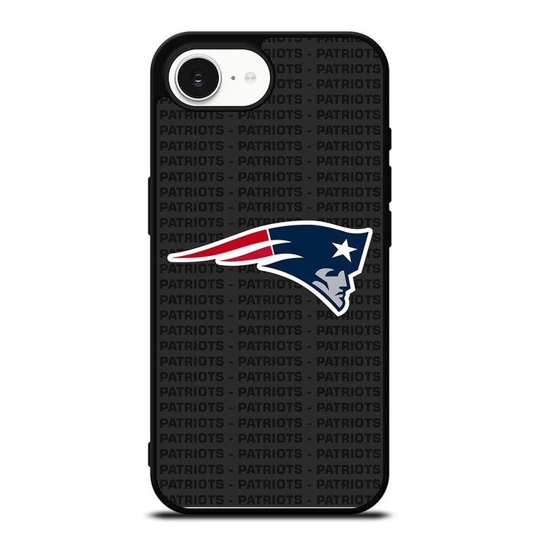 NEW ENGLAND PATRIOTS FOOTBALL TEXT iPhone 16e Case Cover