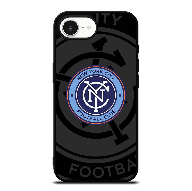 NEW YORK CITY FC MLS BLACK iPhone 16e Case Cover