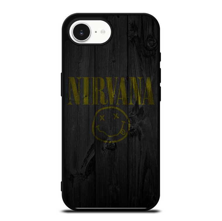 NIRVANA ROCK BAND WOODEN LOGO iPhone 16e Case Cover