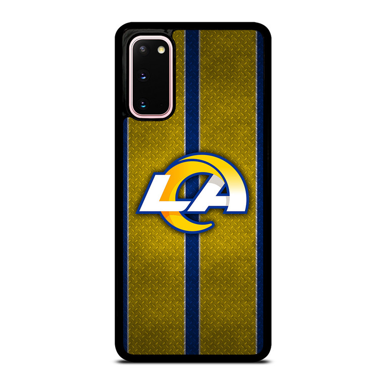 LOS ANGELES RAMS NFL METAL STRIPE Samsung Galaxy S20 Case Cover