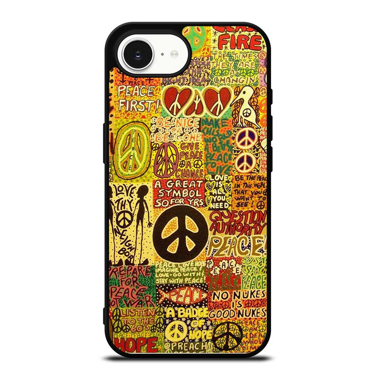 PEACE TAPESTRY PATTERN iPhone 16e Case Cover