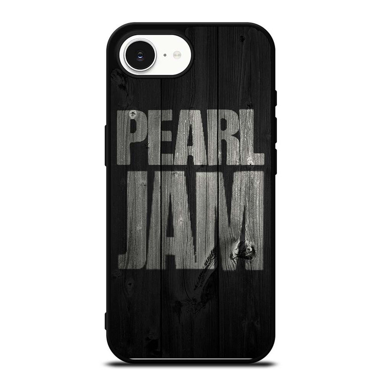 PEARL JAM ROCK BAND WOODEN LOGO iPhone 16e Case Cover