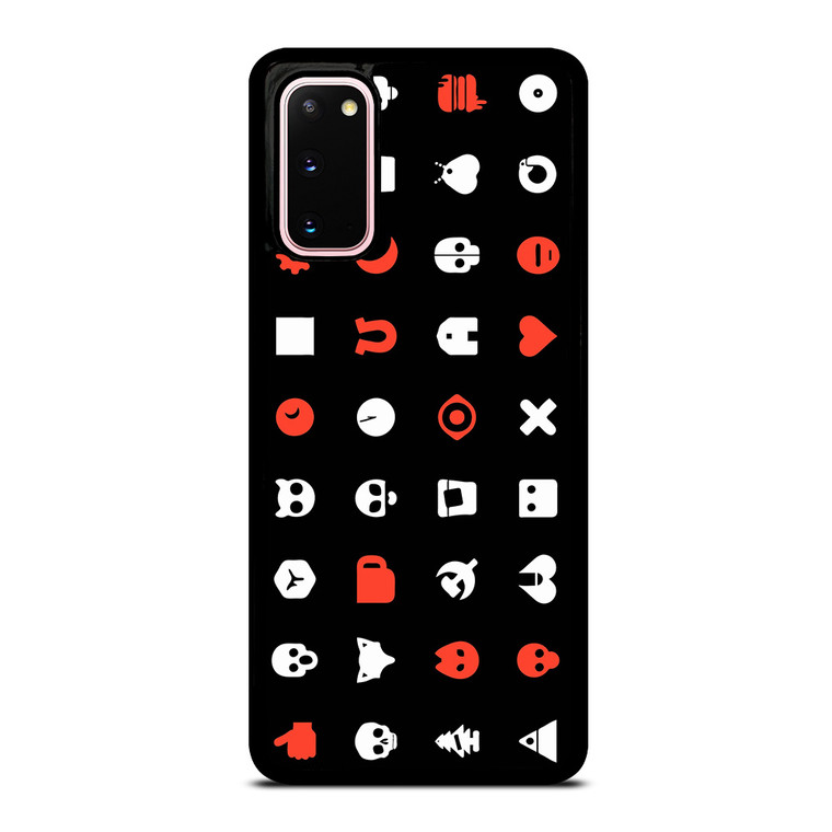 LOVE DEATH AND ROBOTS PATTERN Samsung Galaxy S20 Case Cover