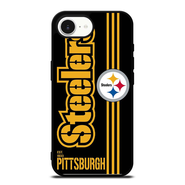 PITTSBURGH STEELERS FOOTBALL TEAM LOGO EST 1933 iPhone 16e Case Cover