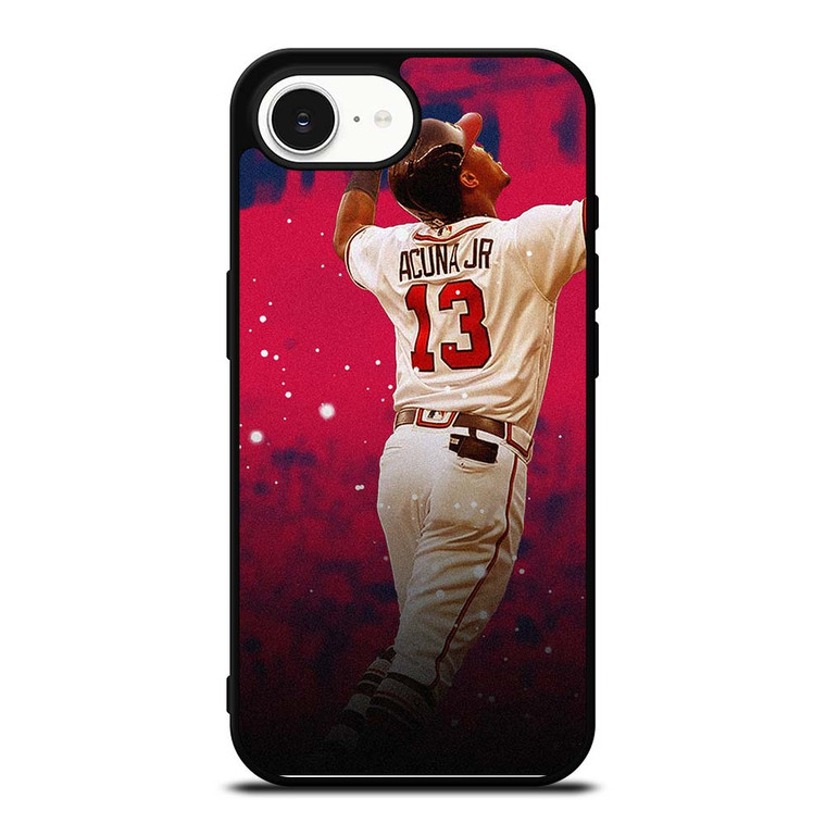 RONALD ACUNA JR ATLANTA BRAVES MLB iPhone 16e Case Cover