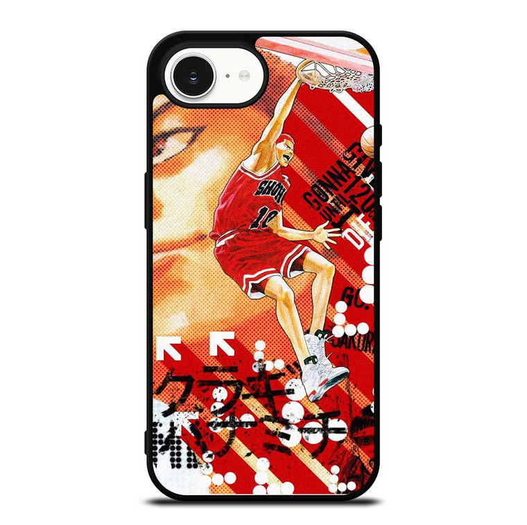 SAKURAGI HANAMICHI SLAM DUNK ANIME 2 iPhone 16e Case Cover