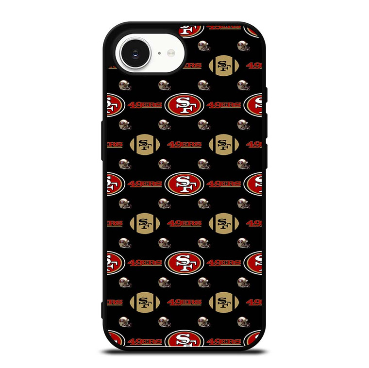 SAN FRANCISCO 49ERS FOOTBALL PATTERN iPhone 16e Case Cover