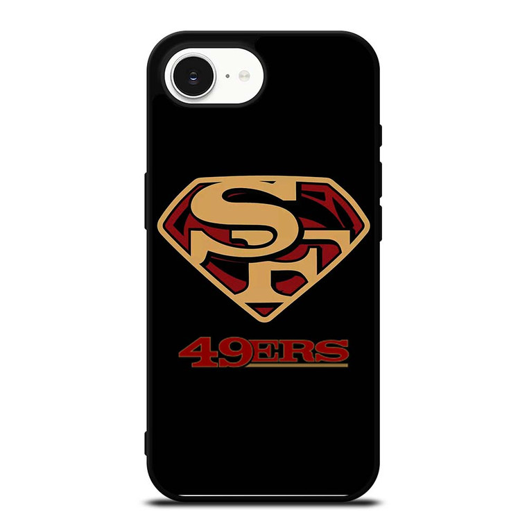 SAN FRANCISCO 49ERS FOOTBALL SUPERMAN LOGO iPhone 16e Case Cover