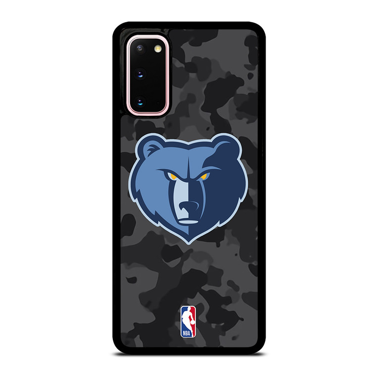 MEMPHIS GRIZZLIES BLACK CAMO Samsung Galaxy S20 Case Cover