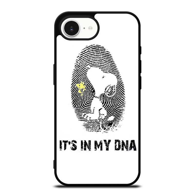 SNOOPY THE PEANUTS FINGER PRINT MY DNA iPhone 16e Case Cover