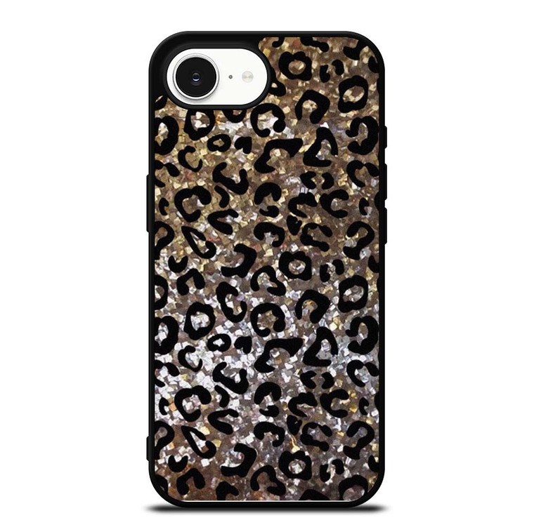 SPARKLY LEOPARD SKIN iPhone 16e Case Cover