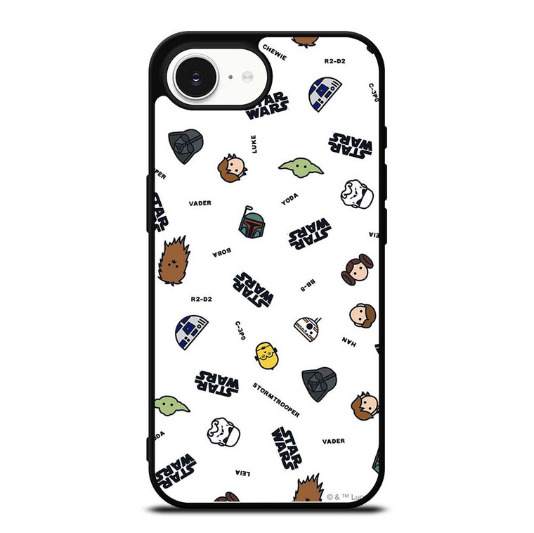 STAR WARS CUTE CARTOON COLLAGE iPhone 16e Case Cover