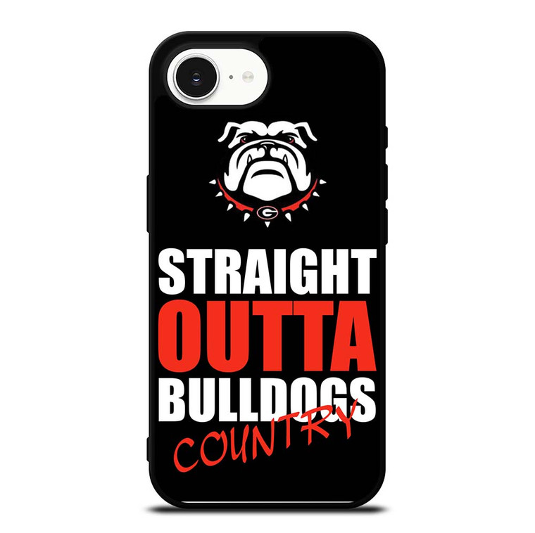 STRAIGHT OUTTA GEORGIA BULLDOGS iPhone 16e Case Cover