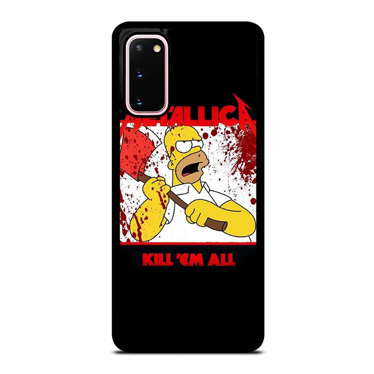 METALLICA KILL EM ALL SIMPSONS Samsung Galaxy S20 Case Cover