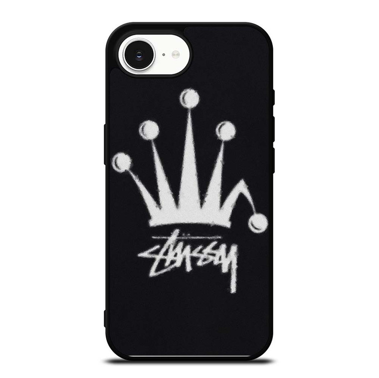 STUSSY FUZZY REGAL CROWN iPhone 16e Case Cover