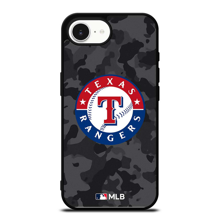 TEXAS RANGERS BASEBALL BLACK CAMO iPhone 16e Case Cover