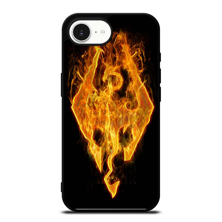THE ELDER SCROLLS SKYRIM FIRE SIGN iPhone 16e Case Cover