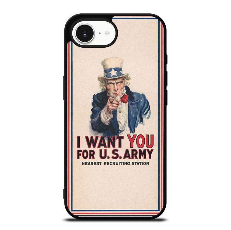 UNCLE SAM UNITED STATES ARMY iPhone 16e Case Cover