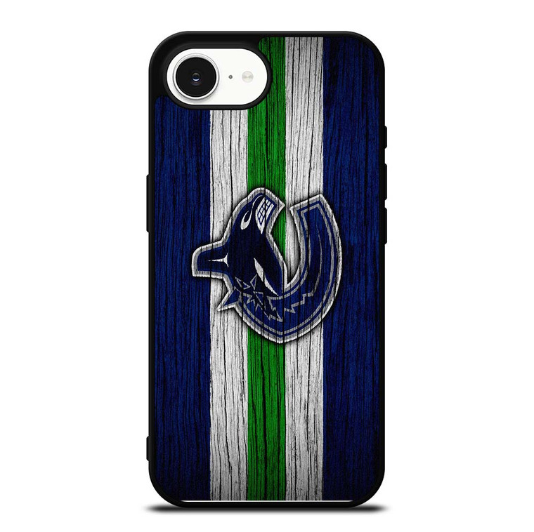 VANCOUVER CANUCKS WOODEN LOGO iPhone 16e Case Cover