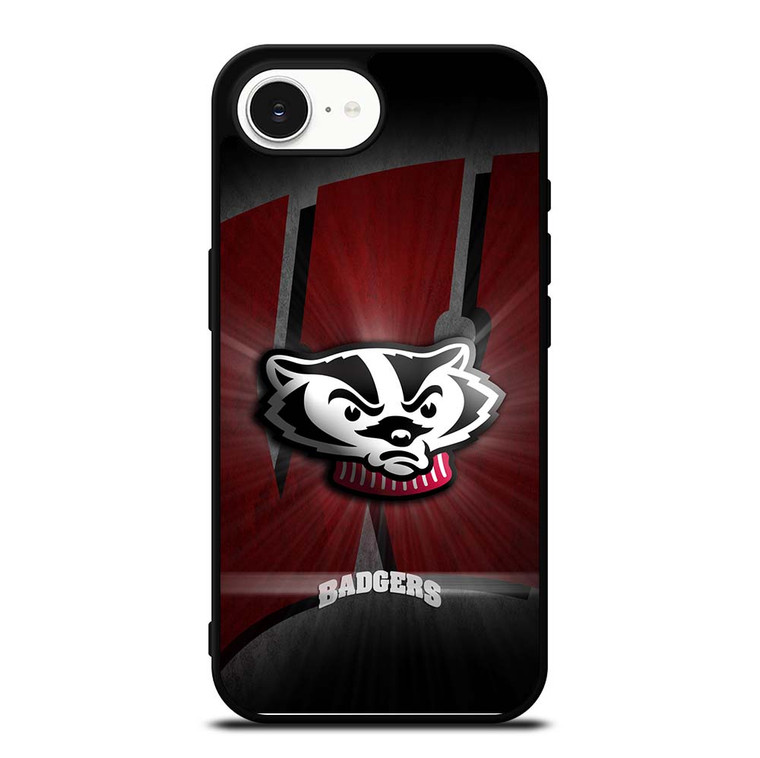 WISCONSIN BADGERS FOOTBALL LOGO iPhone 16e Case Cover