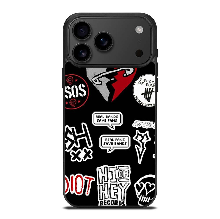 5 SECONDS OF SUMMER BAND COLLAGE iPhone 17 Pro Max Case Cover
