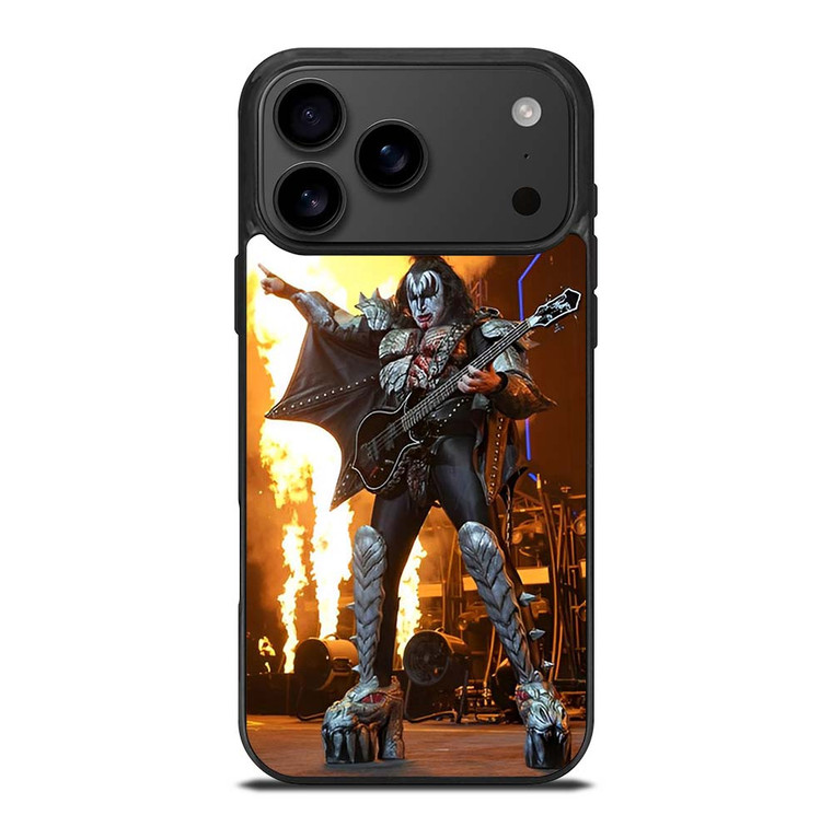 ACE FREHLEY AND GUITAR FIRE KISS iPhone 17 Pro Max Case Cover