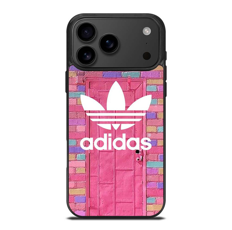 ADIDAS LOGO PINK WALL iPhone 17 Pro Max Case Cover