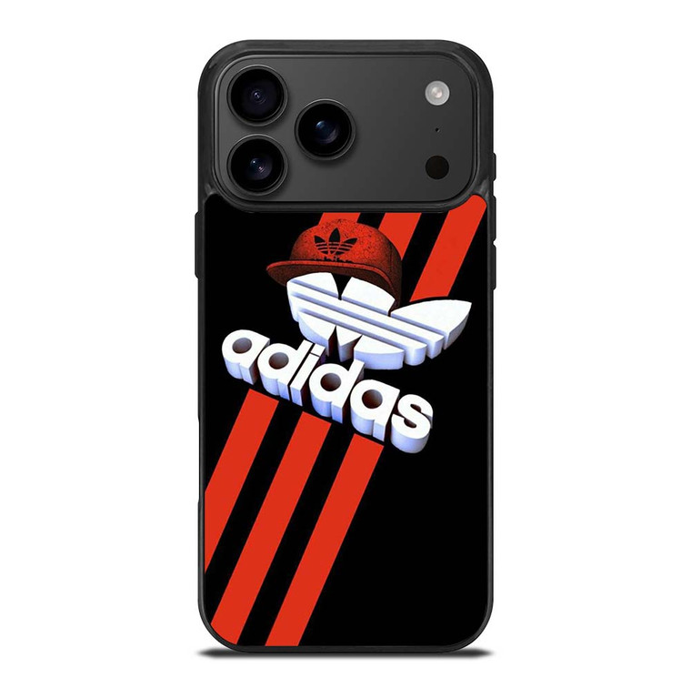 ADIDAS LOGO RED HAT iPhone 17 Pro Max Case Cover